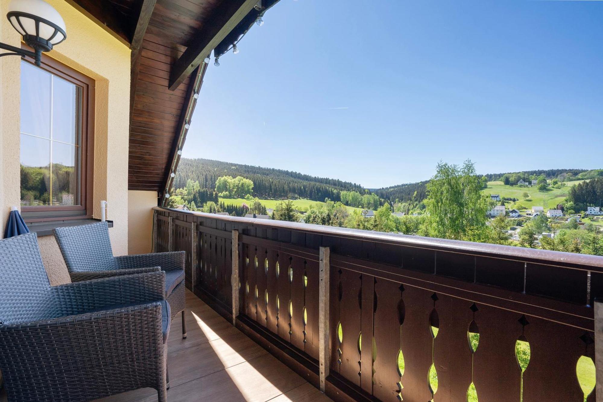 Pension Bergblick Marienberg Eksteriør bilde